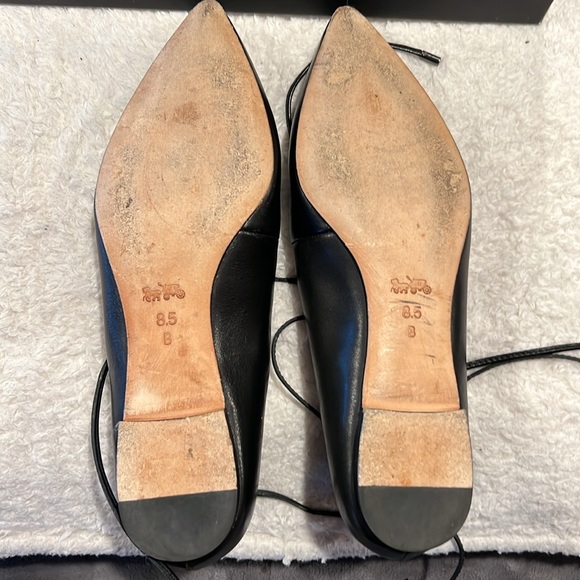 Coach Jimla flat pointed toe ankle tie up - Picture 8 of 10